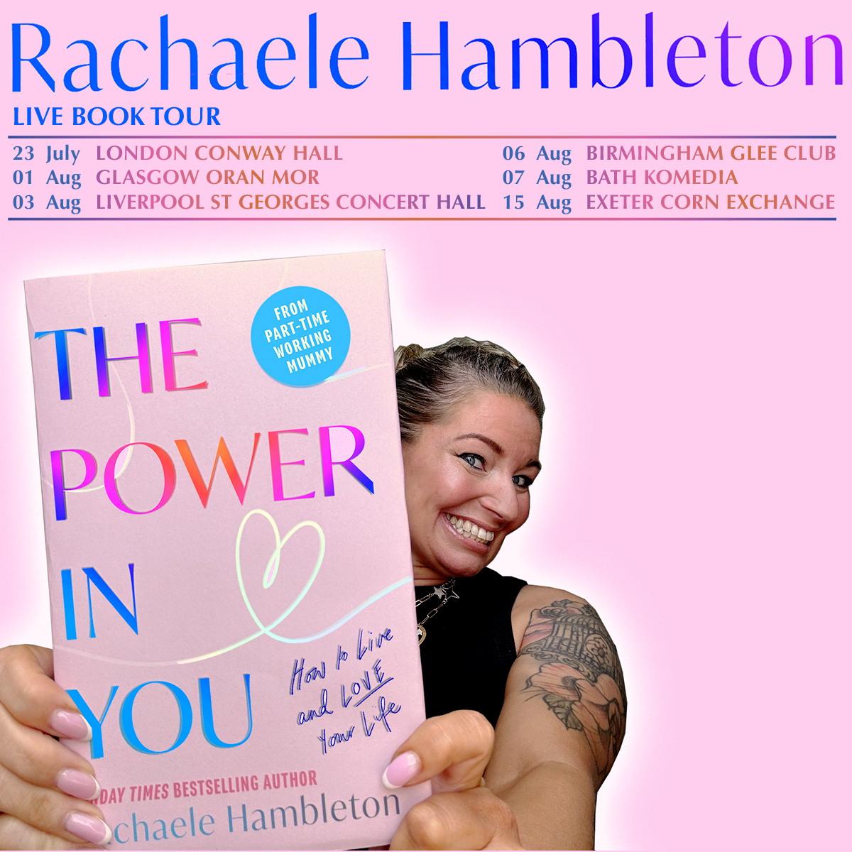 Rachaele Hambleton - live talk at The Glee Club Birmingham