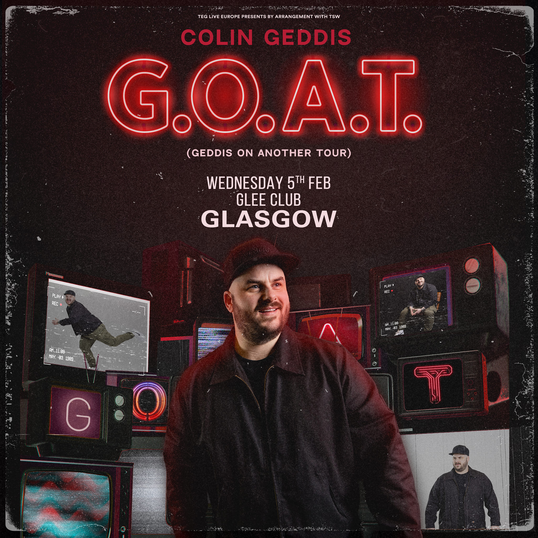 Colin Geddis - live comedy at The Glee Club Glasgow