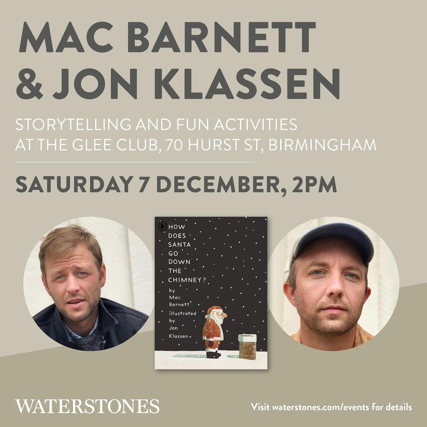 An Afternoon with Mac Barnett & Jon Klassen - live talk at The Glee Club Birmingham