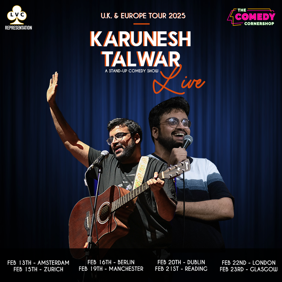 Karunesh Talwar - live comedy at The Glee Club Glasgow