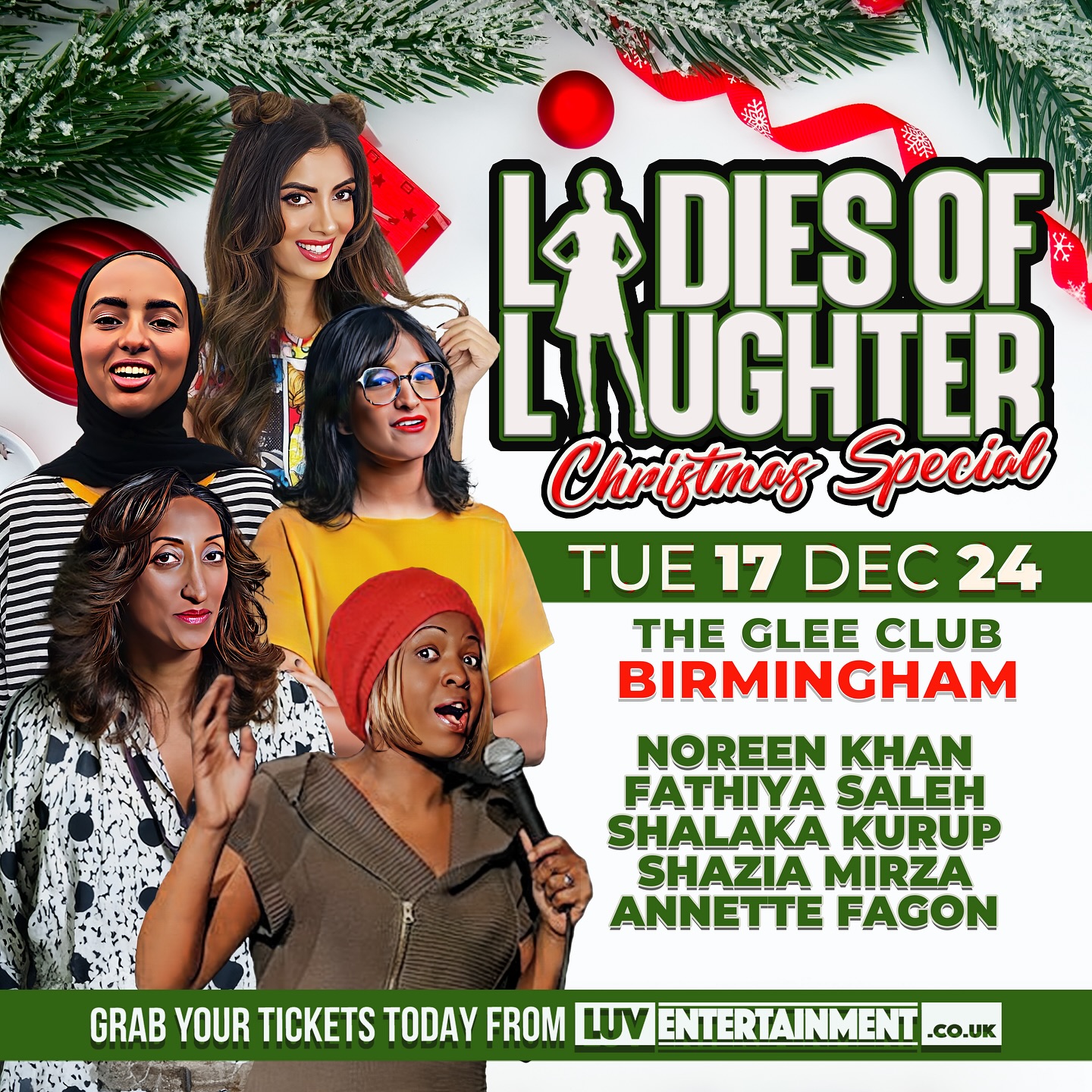 Ladies of Laughter - live comedy at The Glee Club Birmingham