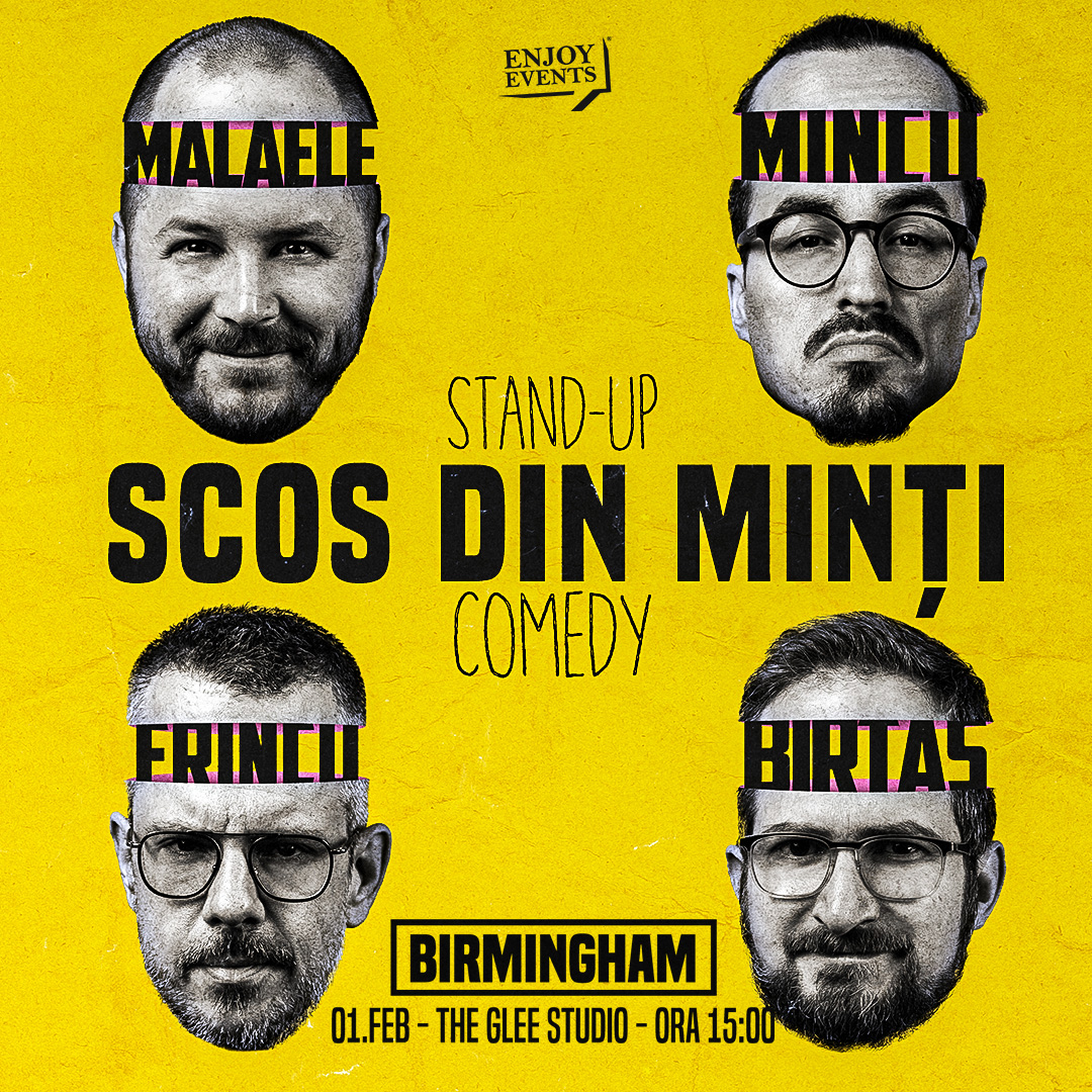 Scos Din Minți - live comedy at The Glee Club Birmingham