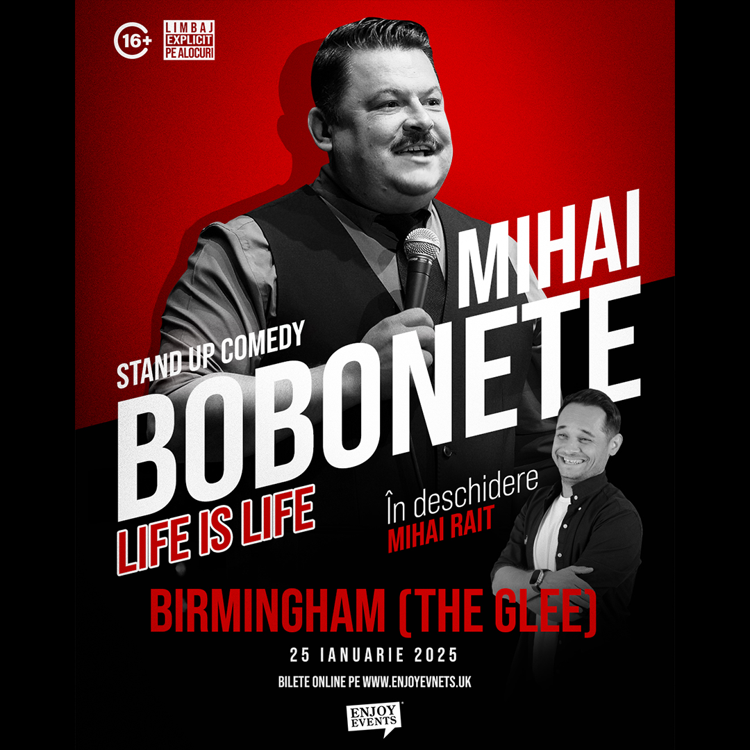 Mihai Bobonete - live comedy at The Glee Club Birmingham