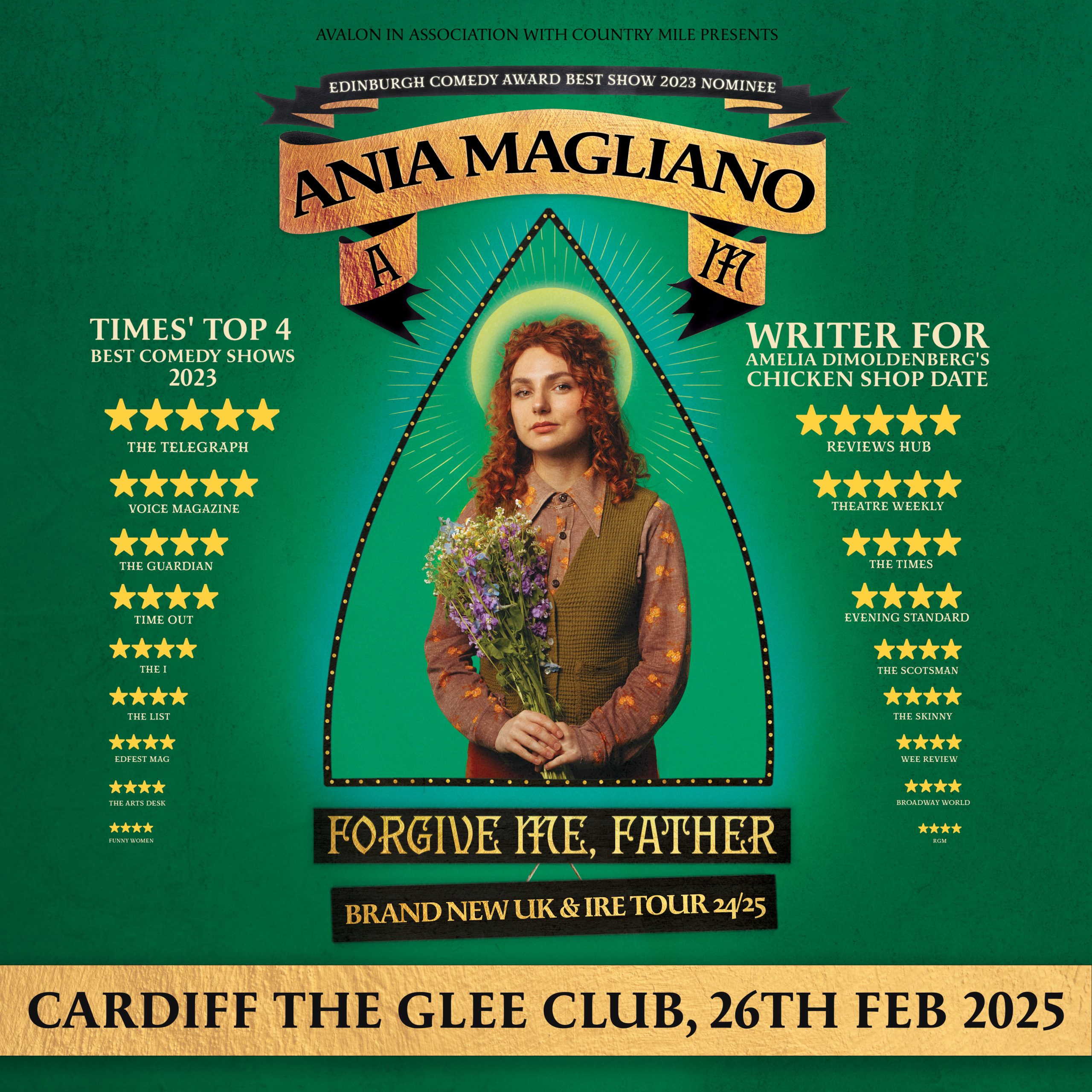 Ania Magliano - live comedy at The Glee Club Cardiff